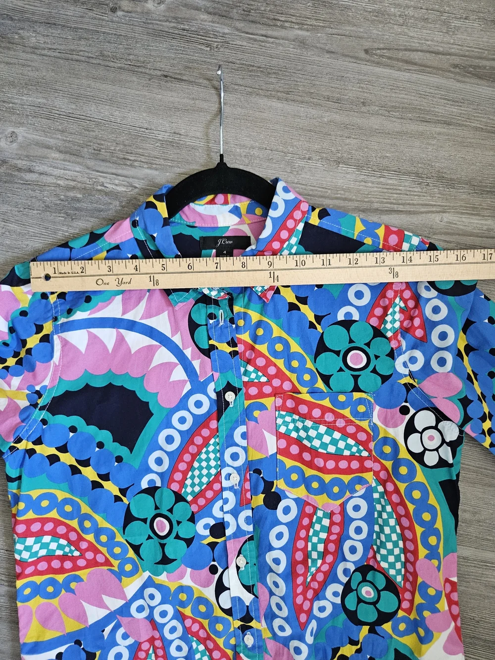 J. Crew Ratti Kaleidoscope button-down shirt